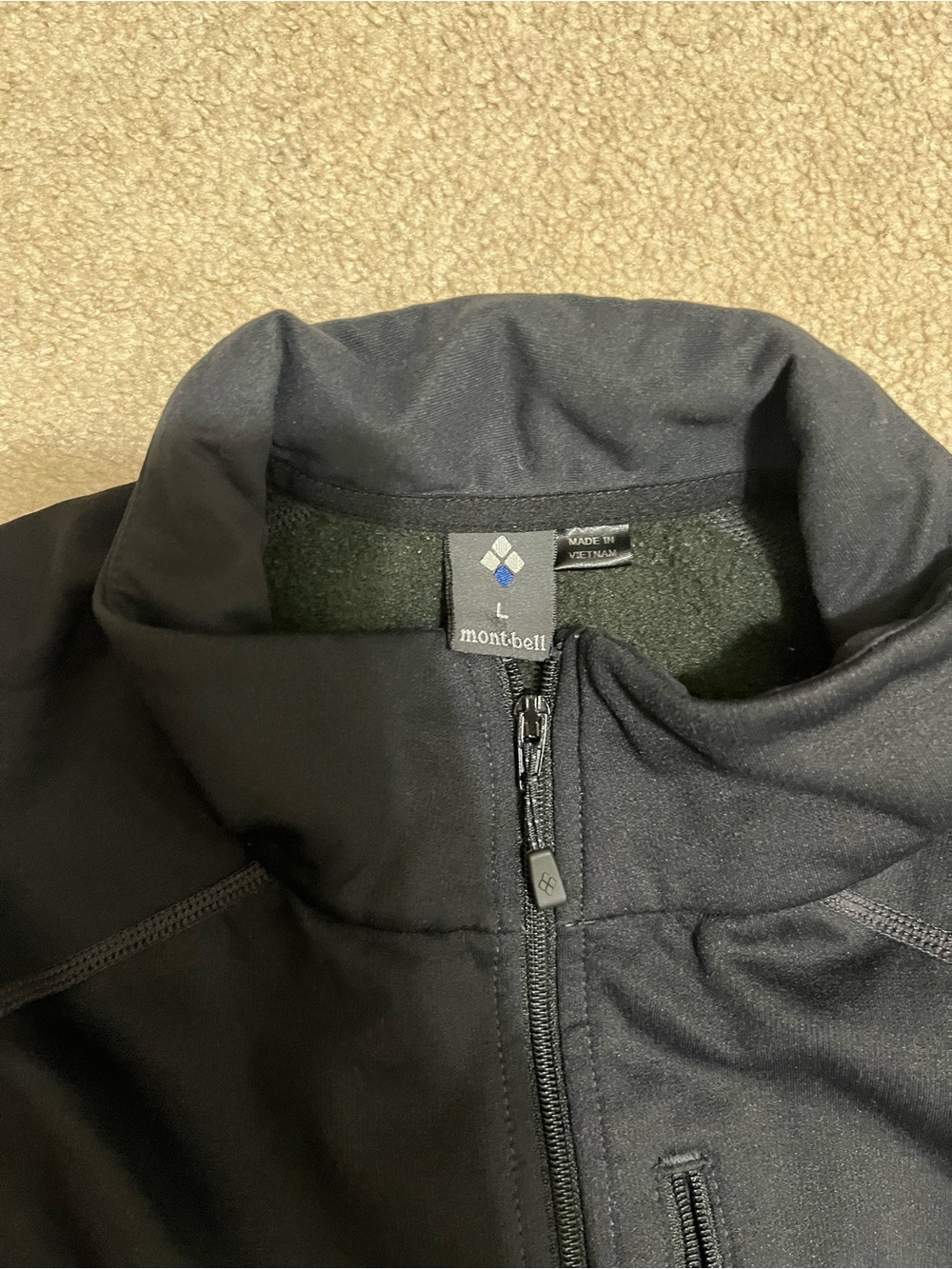 Montbell Men's Blue Hooded and black pullover bundle 2 set - Picture 3 of 6